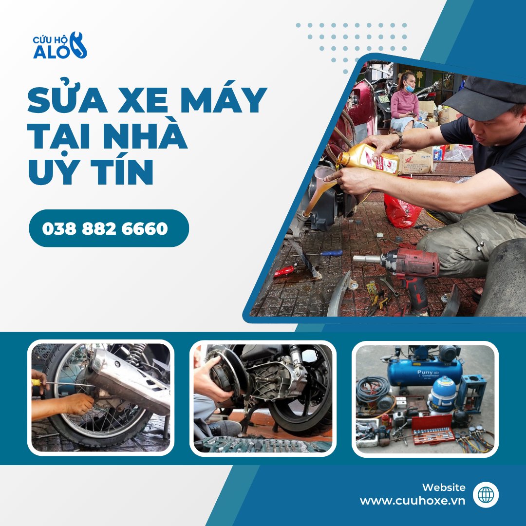 Sửa xe máy tại nhà